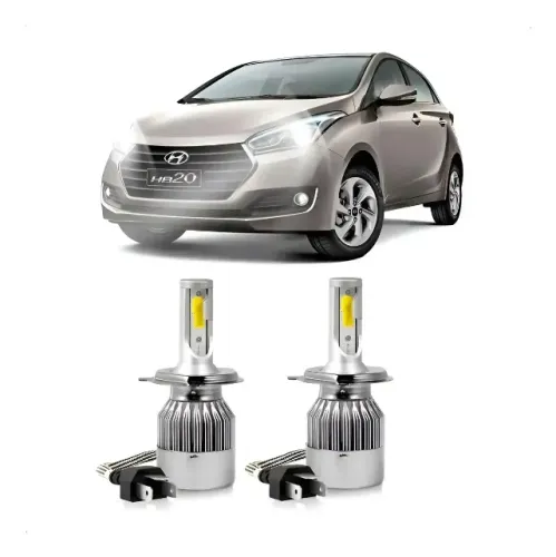  Lampada Super Led H4 Hb20 2013.../2020 Farol Alto Baixo