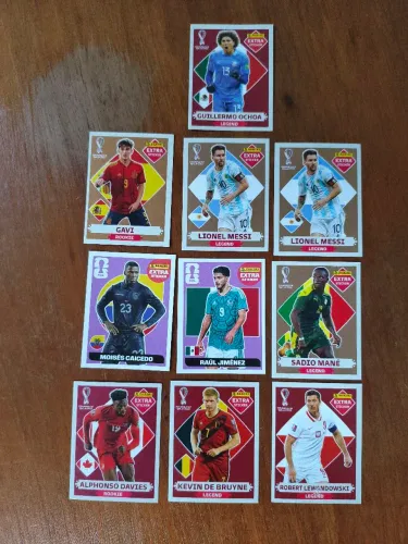 Cartas legends da copa 2022 e 2026