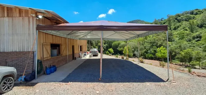 Tenda 10x8 Piramidal Pé direito 3,00 metros