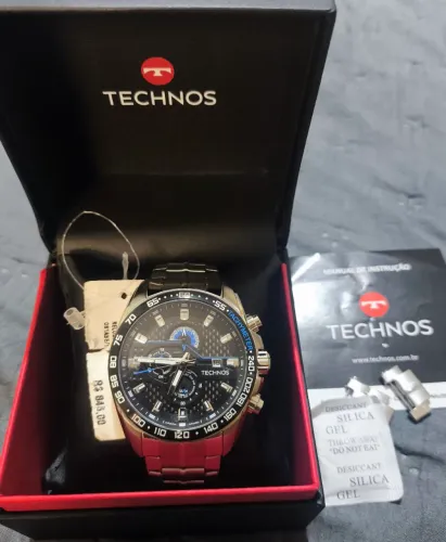 Relógio Cronógrafo Technos Carbon TS 
