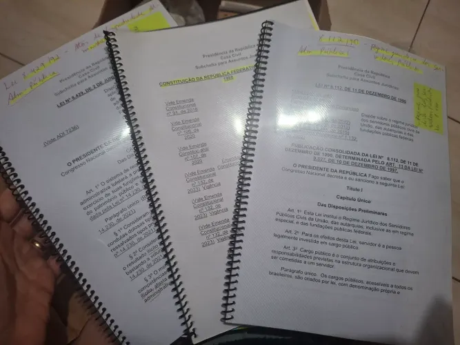 Leis encadernadas para concursos 