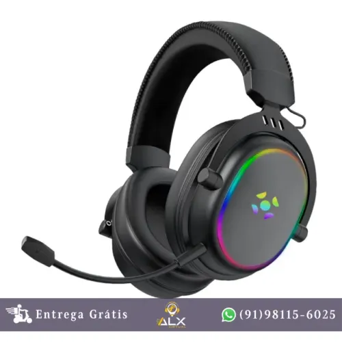 Headset Gamer Wireless Bluetooth Tri Mode Fortrek Win Air *ENTREGA GRÁTIS*