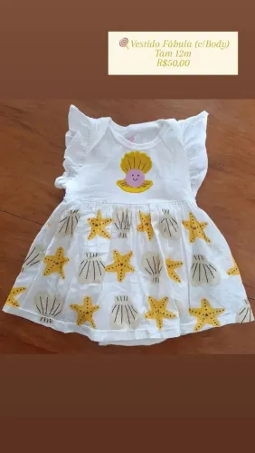Vestido Fábula impecável 