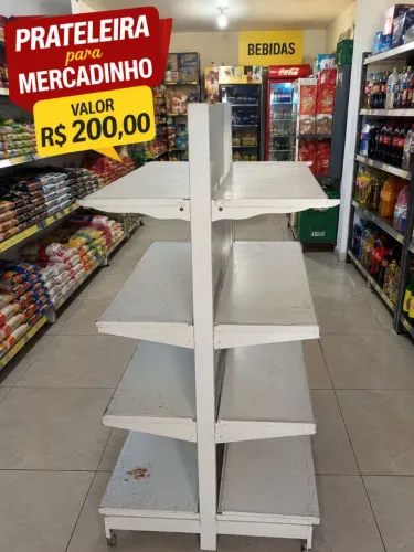 Prateleira para mercadinho