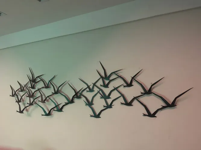Escultura de pássaros 2,50 metros