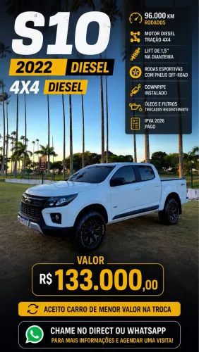 Chevrolet S10 Pick-up LS 2.8 TDI 4X4 CD Dies. Mec. 2022