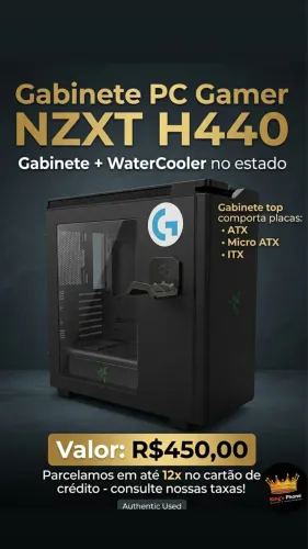 Gabinete PC Gamer - NZXT H440