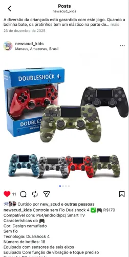 Controle sem Fio Dualshock 4