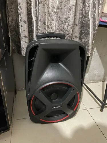 caixa de som amplificada mondial 550ws