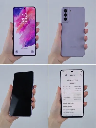 Galaxy S21 FE - Cor Violeta - 128GB (Saúde da Bateria 100%)