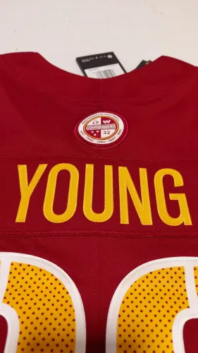 Chase Young Washington Commnders Nike Vapor Limited Jersey