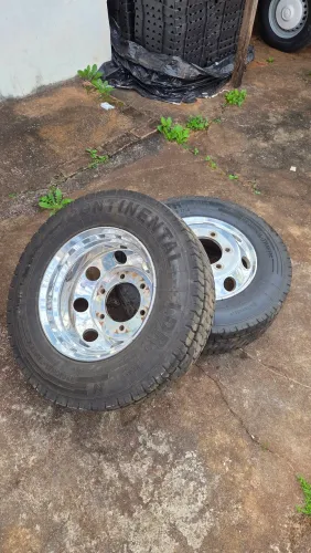 Rodas de Alumínio Aro 17,5 com Pneu Zero !