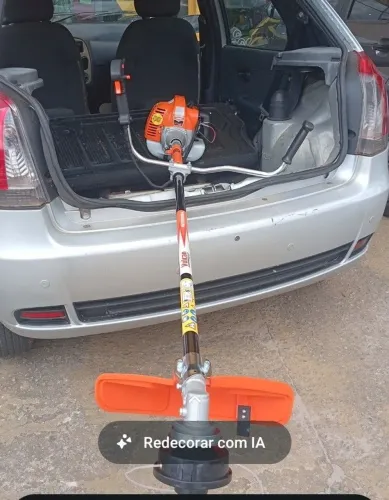 Trabalho com limpeza de terrenos