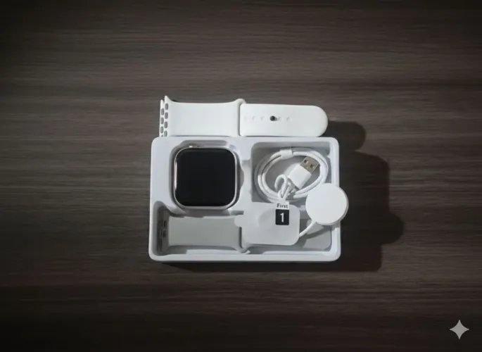 Smartwatch Ultra Series - Kit Completo com Pulseiras Extras e Carregamento Magnético