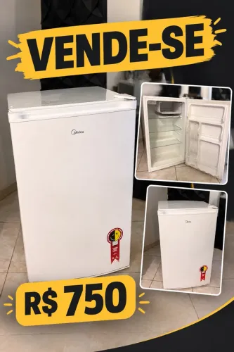 Frigobar Midea 45 Litros Branco - Seminovo em Ótimo Estado - R$ 750
