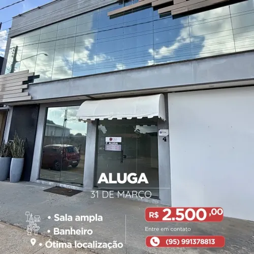 ALUGO SALA COMERCIAL