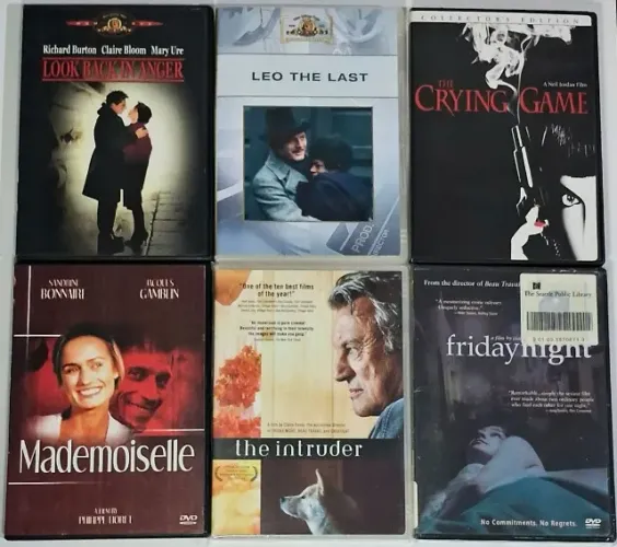 Lote Dvd 7 Filmes Europeus Importados Burton Mastroianni raridades
