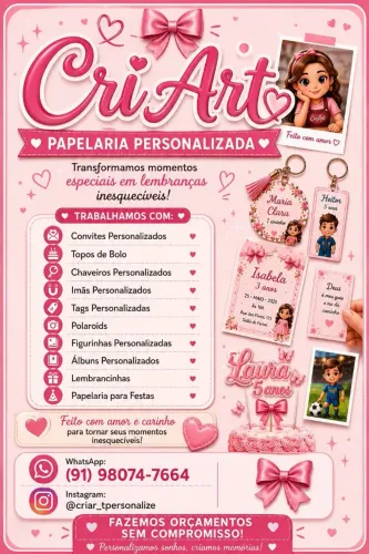 Papelaria personalizada