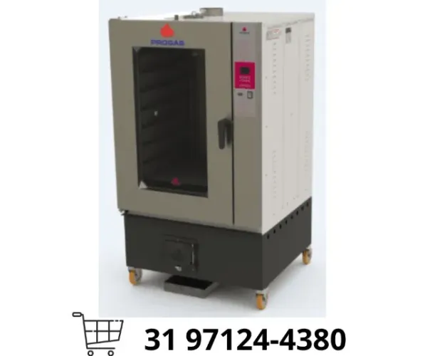 Forno Turbo 10 Esteiras a Lenha Progas