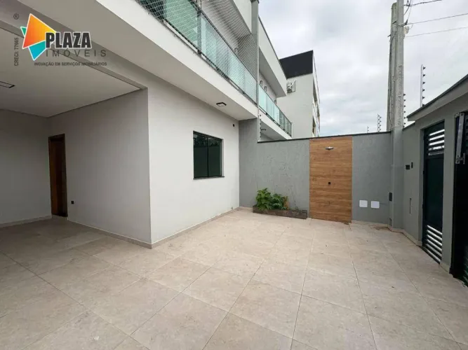 Casa com 3 dormitórios para alugar, 110 m² por R$ 4.000,00/mês - Vilamar - Praia Grande/SP