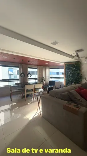 Apartamento com Varanda Vista Mar com 4 Suítes à venda o Edf Paulo Brandão Nogueira