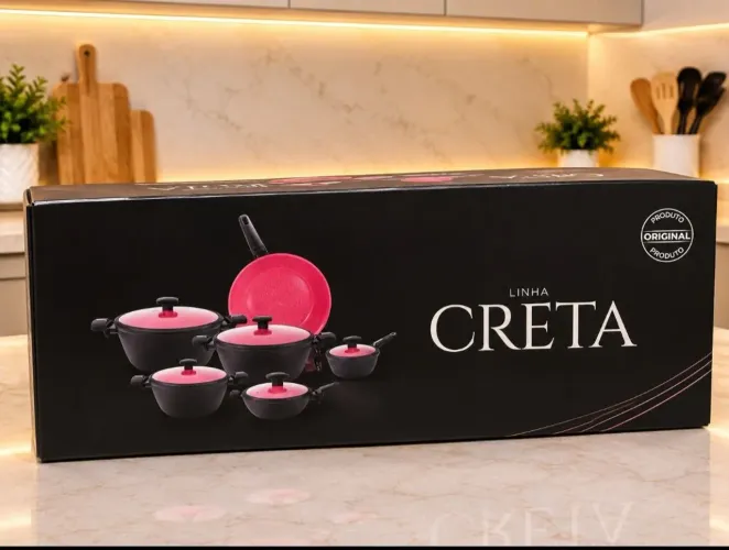 JOGO DE PANELAS DE LUXO DA MARCA CRETA