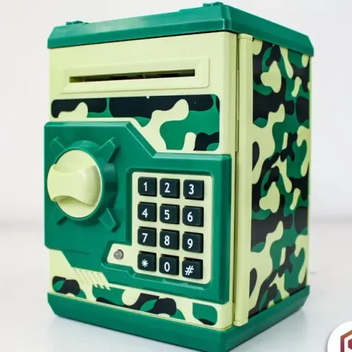 Cofre Digital Eletrônico Automático Puxa Engole Notas Moedas _ CS408