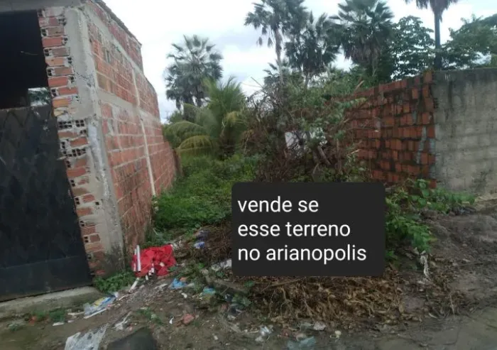 Terreno na rua Antônio Stephenson da Silva bairro Arianópolis Caucaia  preço a negociar 
