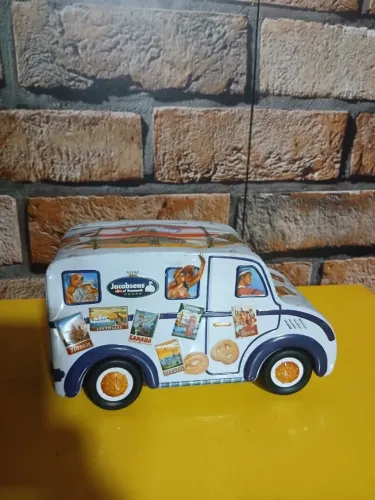 porta biscoito anos 50 original em lata rarissimo