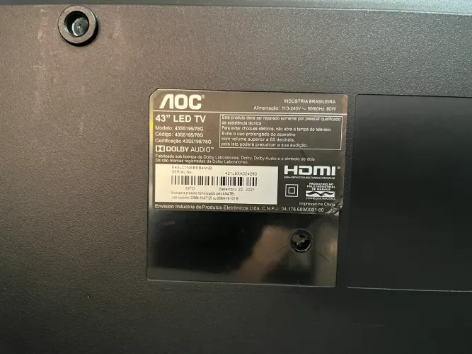 Tv AOC 43 ?