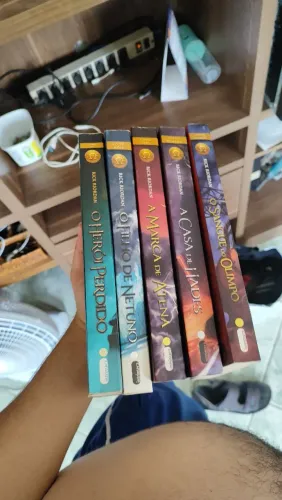 Livros heróis do Olimpo saga completa