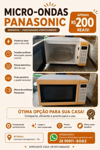 Vende-se microondas 
