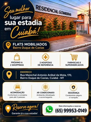 ALUGUEL POR TEMPORADA EM CUIABÁ