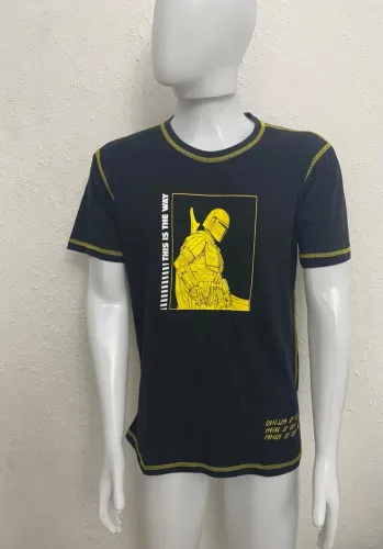Camiseta Star Wars Tamanho M Preta Estampada Bom Estado