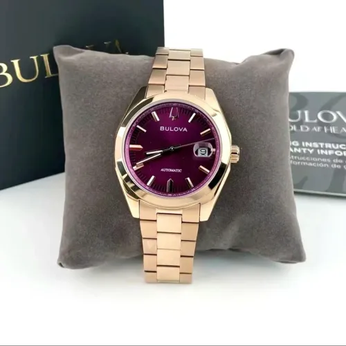 Relógio Bulova Surveyor Automático 97B234 Purple - NOVO (Sob Encomenda)