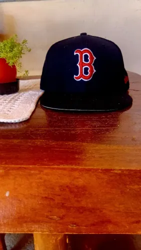 Boné New Era 9FIFTY Boston Red Sox MLB Original Snapback - 100% Lã