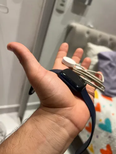 APPLE WATCH SÉRIE 6 44MM SEMI NOVO AZUL MARINHO