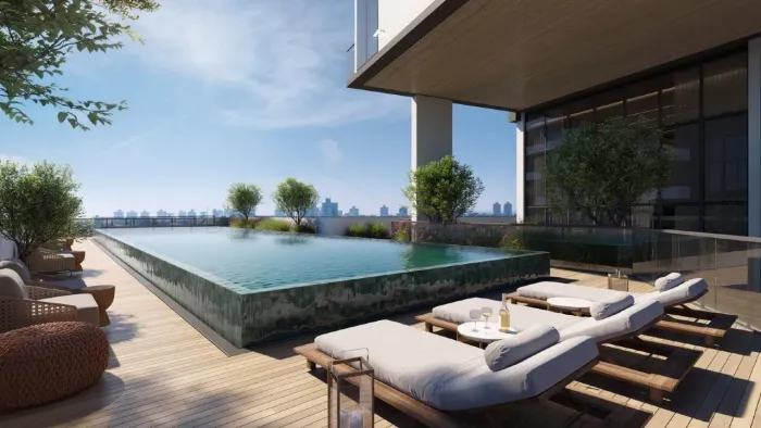 Apartamento Moderno com Rooftop, Piscinas e Lazer Completo Estilo Resort