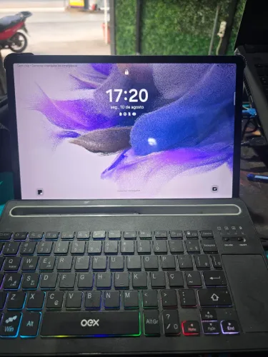 Samsung Galaxy Tab S7 FE + S Pen, Teclado e Caixa