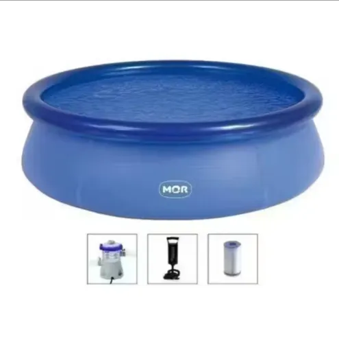 Piscina inflável mor 4600 litros usada apenas 1 x