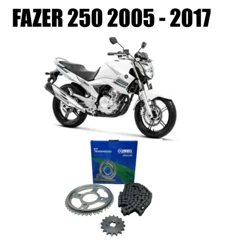 Kit Relação Transmissão Cobreq Fazer 250 2015