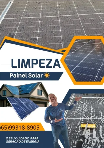 R$ 13 Limpeza de painel solar 