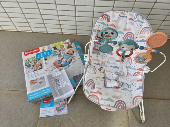 Cadeirinha Descanso Vibratória Fisher Price