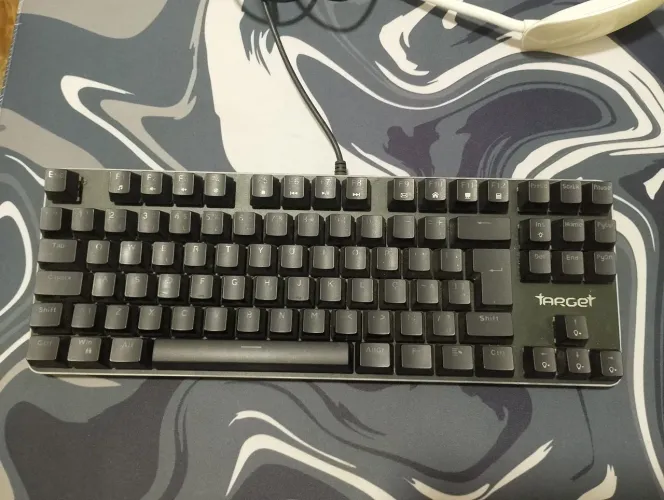 Teclado targer 75%, 100%mecanico swith azul