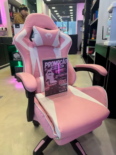Cadeira gamer rosa PHYTON
