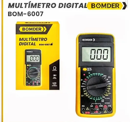 Multímetro digital com função de capacimetro