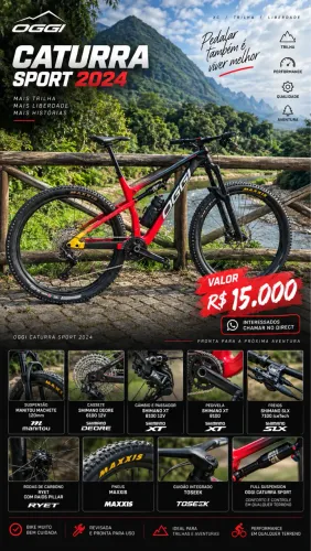 OGGI Caturra Sport 2024 Full Suspension - Shimano XT / Rodas Carbono