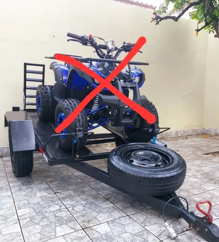 Só a carrocinha, nova do ano, emplacada 
