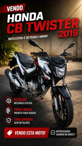 HONDA CB TWISTER 250cc 2019