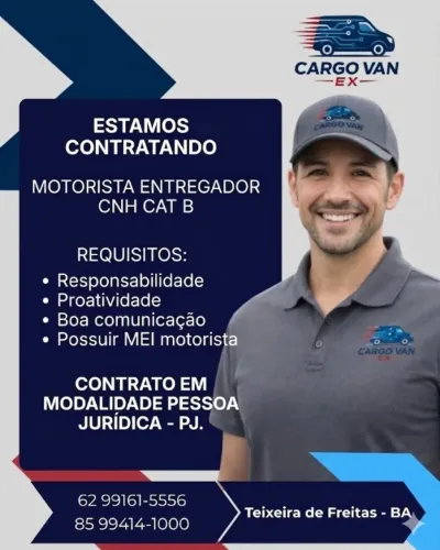 MOTORISTA ENTREGADOR